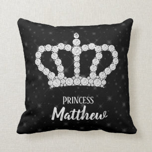 Coussin Sparkling Diamond Crown - choisissez votre arrière