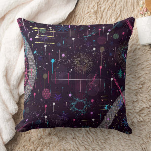 Coussin Spectacle de feux d'artifice : Art abstrait