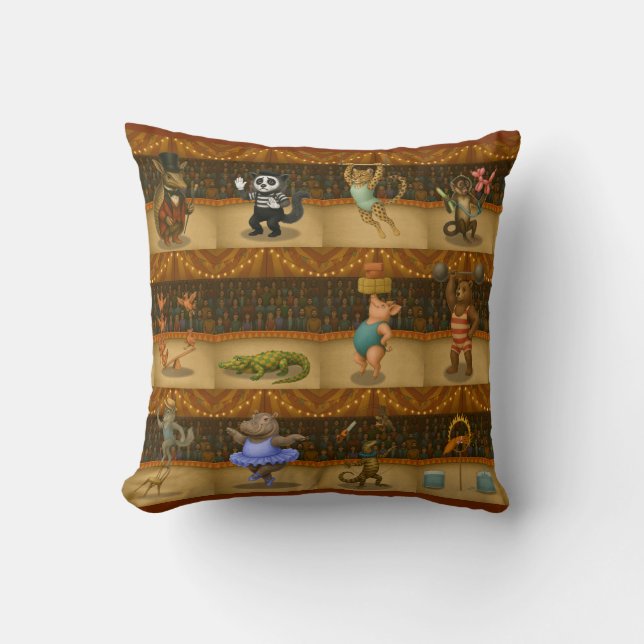 Coussin Spectacles du cirque Dingaling Bros (Recto)