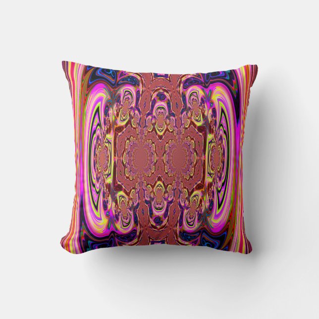 Coussin Spectaculaire Cosmique Orange (Recto)