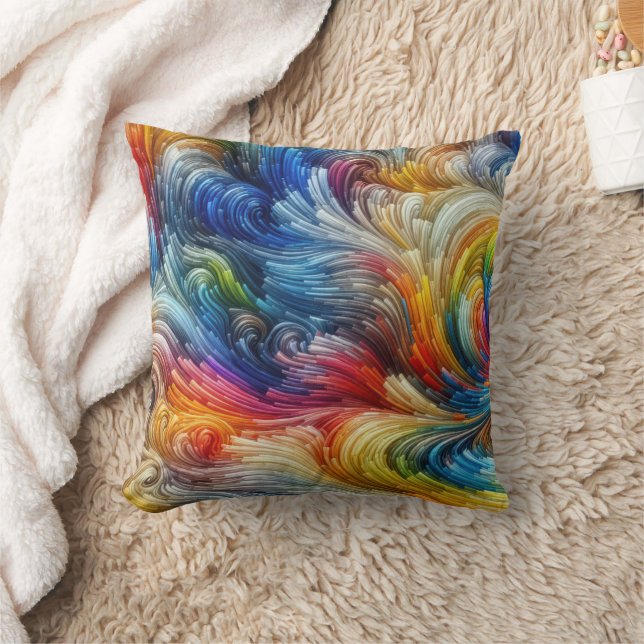 Coussin Spectre Abstrait contemporain (Couverture)
