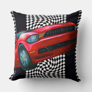 Coussin Speedy Red Sportscar