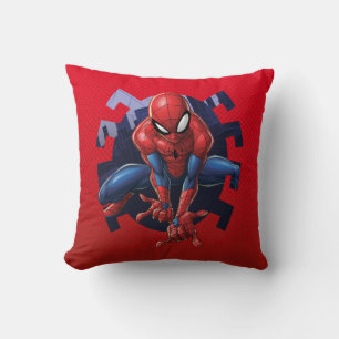 Coussin Spider-Man Sortant De Spider Graphic
