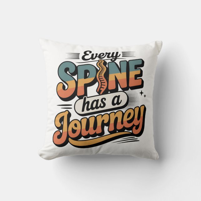 Coussin Spine Care Journey and Body Alignment (Recto)