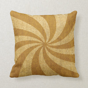 Coussin Spirale vintage de cirque d'or