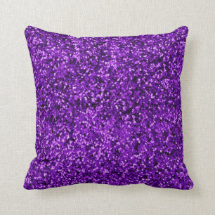 Coussin Spiritueux violet et rose
