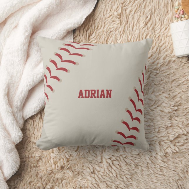 Coussin Sports de baseball personnalisés (Couverture)