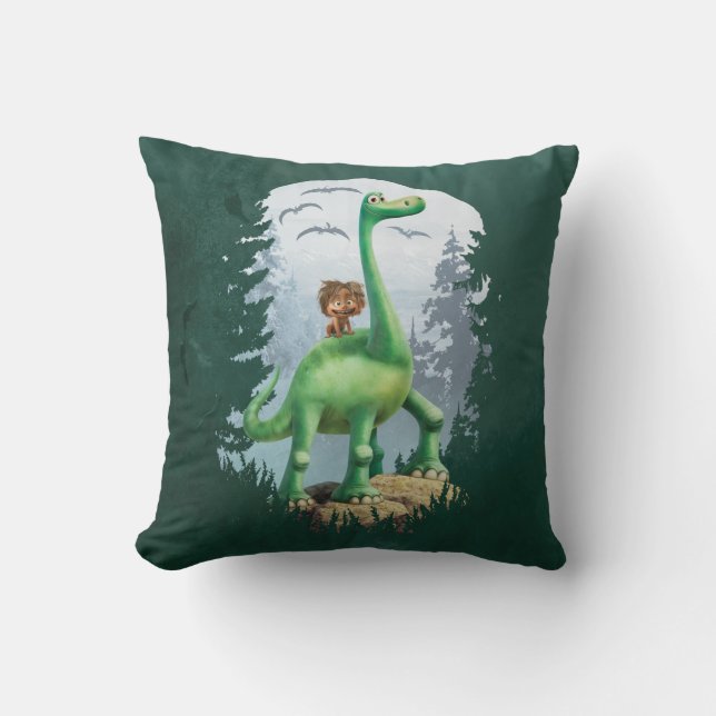 Coussin Spot Et Arlo En Forêt (Recto)