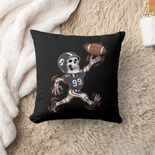 Coussin Squelette de football américain Football de Hallow