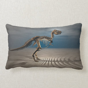 Coussin squelettique de dinosaure de rex de T.