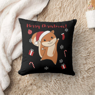 Coussin Squirl Winter Animals