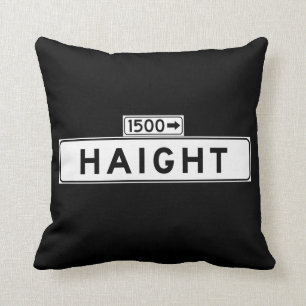 Coussin St de Haight, plaque de rue de San Francisco