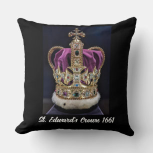 Coussin St. Edward's Crown 1661 (texte modifiable)