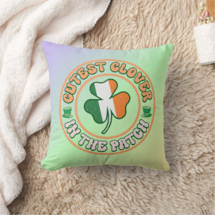 Coussin St. Patrick's Day Charm Cutest Clover dans le Patc