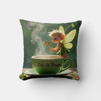 Coussin St. Patricks Fairy Pillow Day 