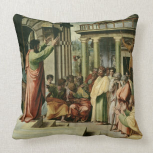 Coussin St Paul prêchant à Athènes (bande dessinée pour le