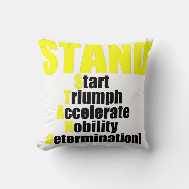 Coussin STAND, collection (Recto)