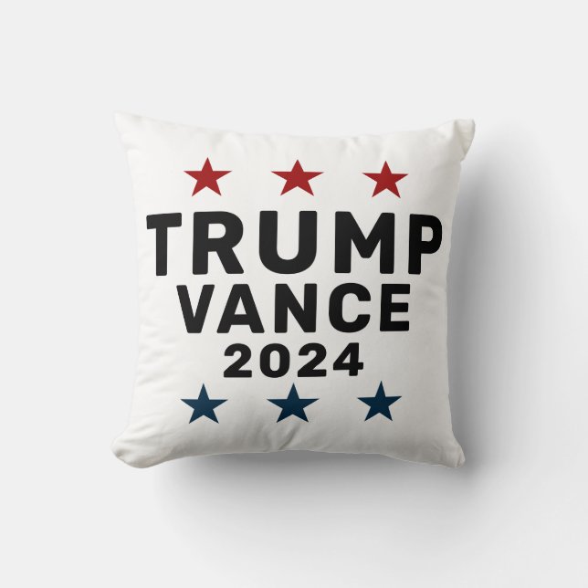 Coussin Star classique de Trump Vance 2024 (Recto)