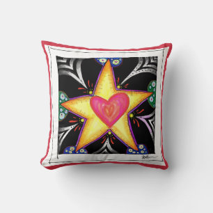 coussin 'Star Heart'