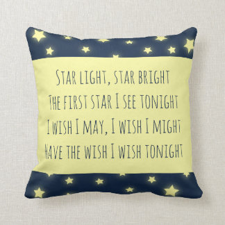 Coussin Star Light, Star Bright Baby shower Nursery