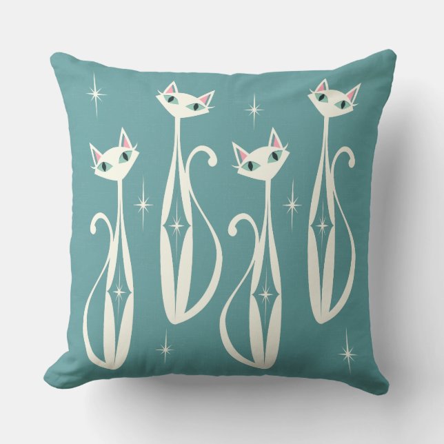 Coussin Starburst Diamond Cats (Recto)