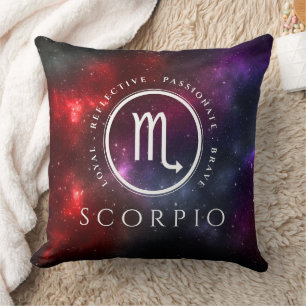 Coussin Starfield Scorpio Scorpion Western Zodiac