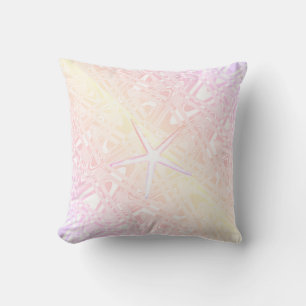 Coussin Starfish Multicolor rose blanc Décor cadeau Girl
