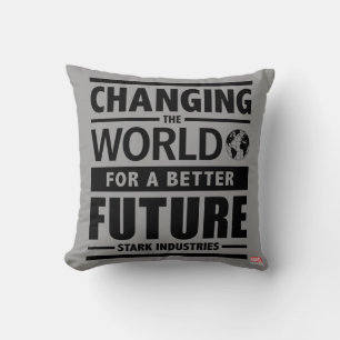 Coussin Stark Industries Change le Monde