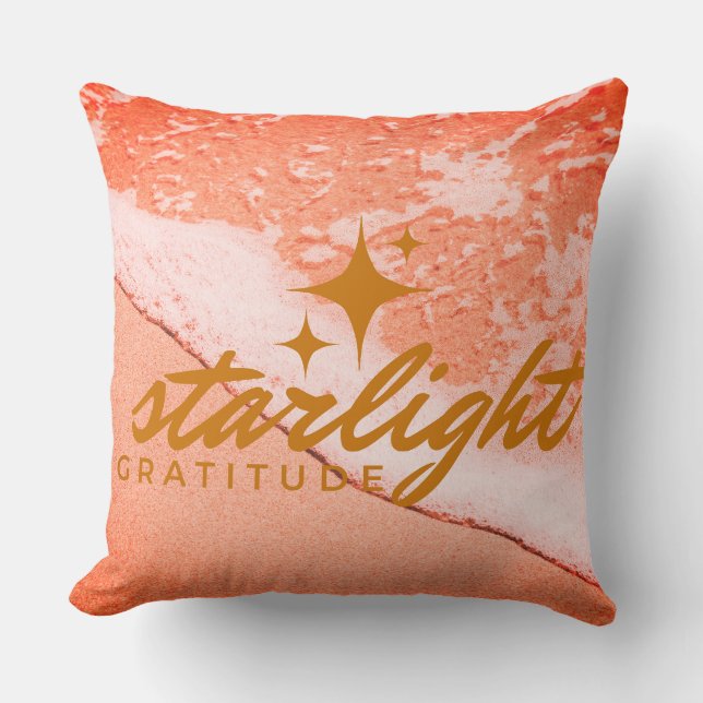 Coussin starlight gratitude (Recto)