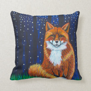 Coussin Starry Night Fox