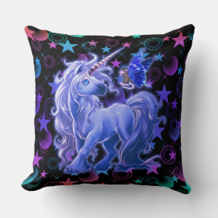 Coussin Stars 'n Stuff Blue Unicorn