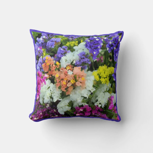 Coussin Statice colorée (Recto)
