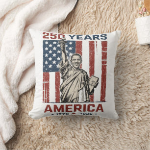 Coussin Statue de la Liberté américaine 250e anniversaire 