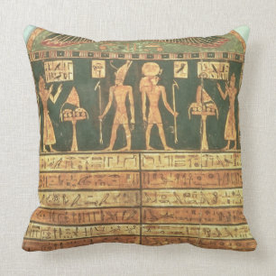 Coussin Stele de Horsiese, défunte période (bois peint)