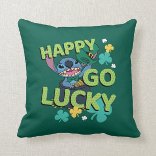 Coussin Stitch  La Saint-Patrick - Heureuse chance