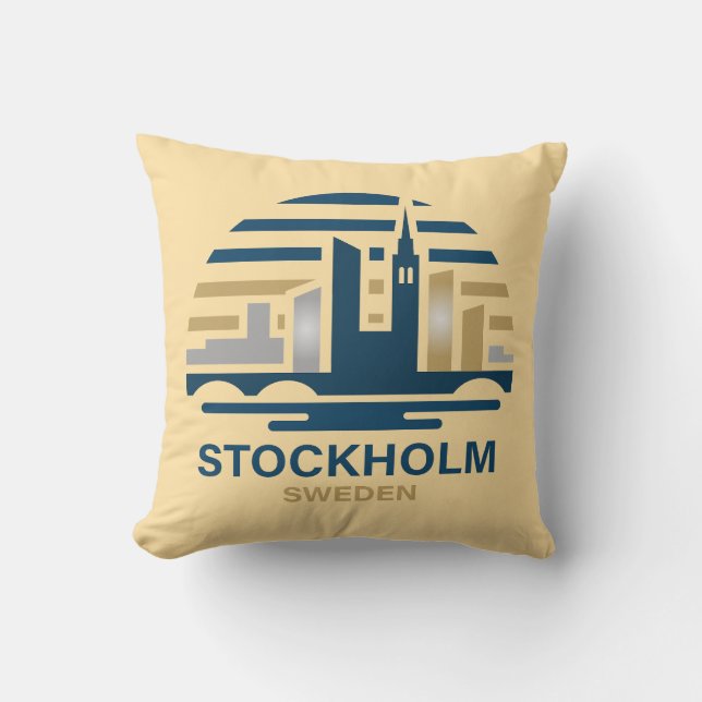Coussin Stockholm Sweden Europe (Recto)