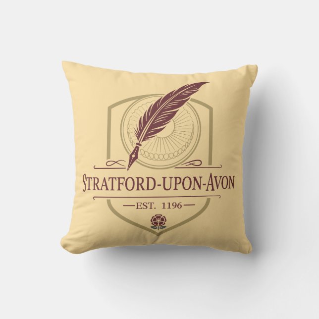 Coussin Stratford-upon-Avon England (Recto)