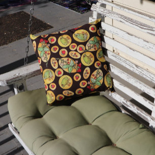 Coussin Strawberry Frogs Forever