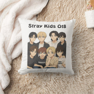 Coussin Stray Kids Anime Graphic 