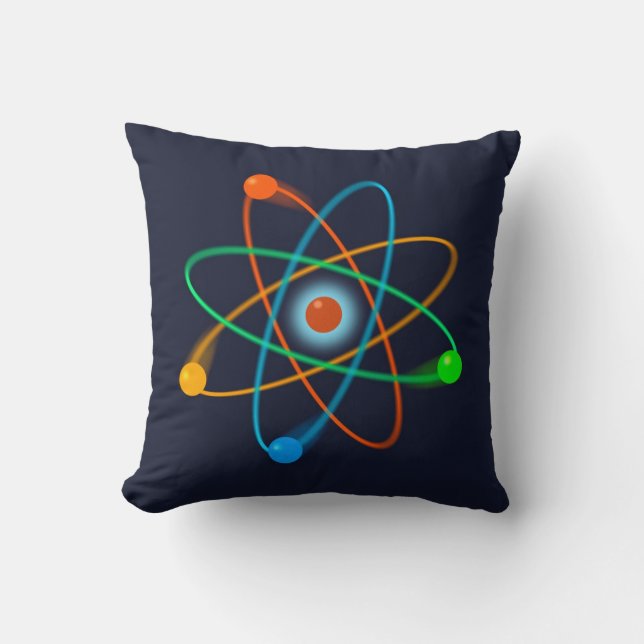 Coussin Structure Atomique  Science (Recto)