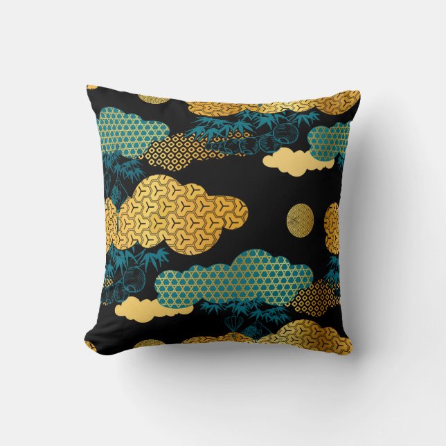 Coussin Style Art déco oriental (Recto)
