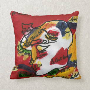 Coussin "style art peter max"coussin abstrait