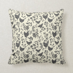 Coussin Style d'art populaire moderne de la ferme Imprimer