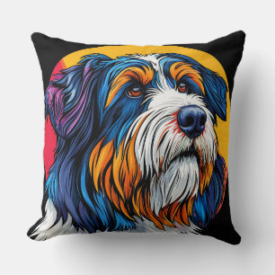 Coussin 🌸 Style de maison cosy et artistique coloré pour 