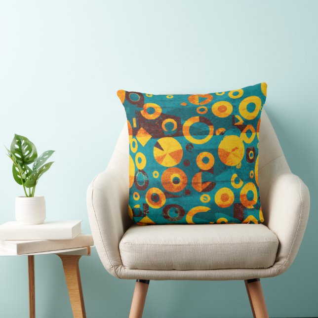 Coussin Style Eclectique Contemporain Gaie Du Mi-siècle (Chaise)