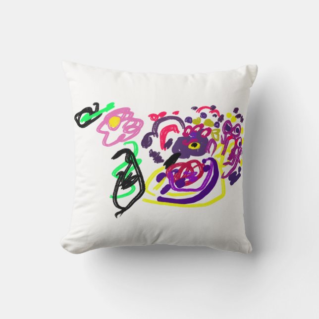 Coussin Style paon  (Recto)