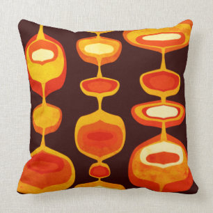 Coussin Style rétro des années 60 les années 70 déco m