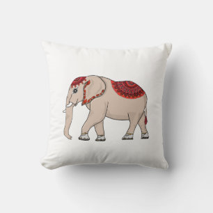 Coussin Style thaïlandais éléphant.