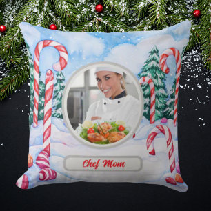 Coussin Sucre de canne de Noël Chef personnalisé Maman Pho