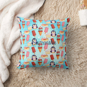 Coussin Sucres de crème glacée de pingouin